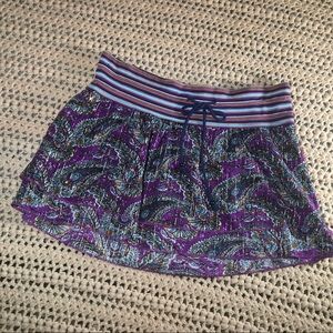No Boundaries Tiered Skirt, size Large, Purple